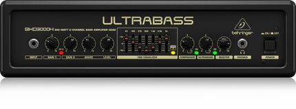 Behringer BXD3000H Lightweight 300W 2Ch Bass Amplifier Head