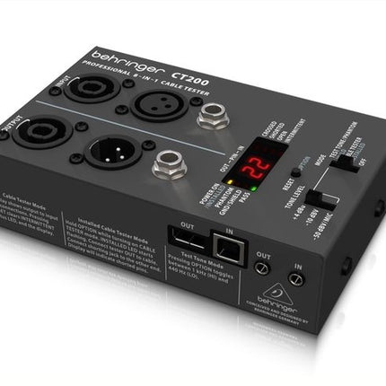 Behringer CT200 Microprocessor-Control 8-in-1 Cable Tester