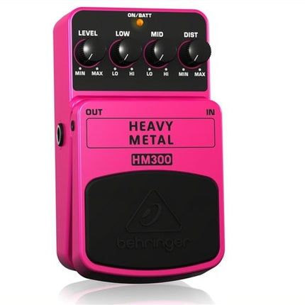 Behringer HM300 Heavy Metal Distortion Guitar Effects Pedal