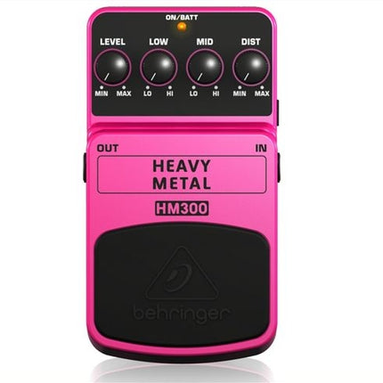 Behringer HM300 Heavy Metal Distortion Guitar Effects Pedal
