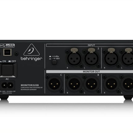 Behringer MONITOR2USB Speaker, Headphone Monitor Controller