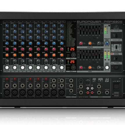 Behringer PMP1680S Powered Mixer 2x800W 10Ch Mixer + FXs
