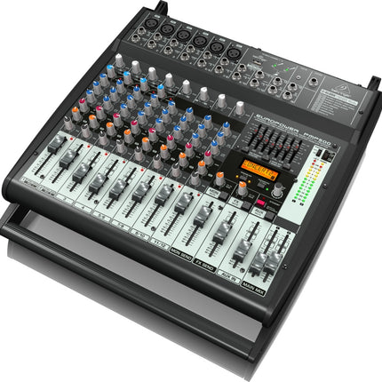 Behringer PMP500 500 Watt 12-Ch Powered Mixer, Multi-FX