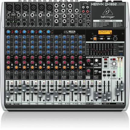 Behringer QX1832USB 18-In 3/2-Bus Mixer, Mic Preamps, FX