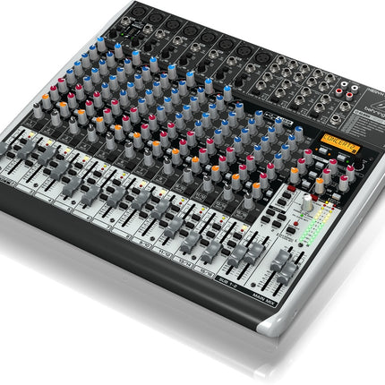 Behringer QX2222USB 22-Input 2/2-Bus Mixer, Mic Preamps, FX