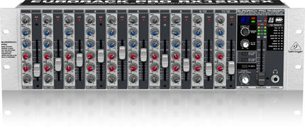 Behringer RX1202FX 12Ch Microphone Line Rack Mixer, Preamps