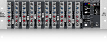 Behringer RX1202FX 12Ch Microphone Line Rack Mixer, Preamps