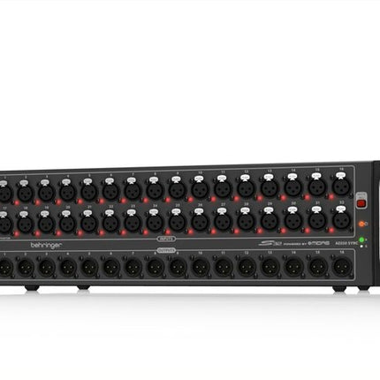 Behringer S32 I/O Box, 32 MIDAS Preamps, 16 Outs, Remote