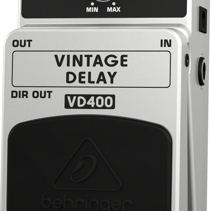 Behringer VD400 Vintage Analog Delay Guitar Effects Pedal