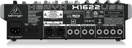 Behringer X1622USB 16-Input 2/2-Bus Mixer, XENYX Preamps