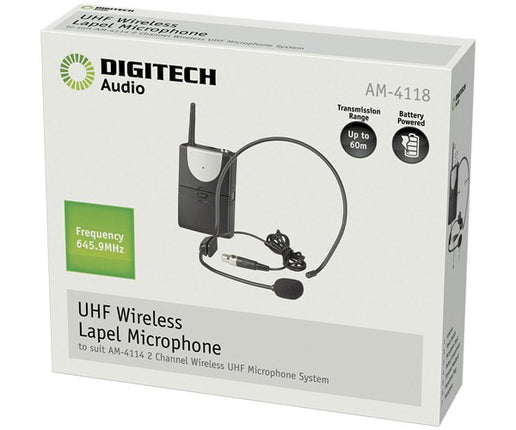 Digitech Channel B UHF Headband Microphone for AM4132 AM4118