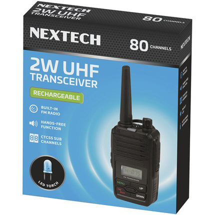 Nextech 2W UHF Transceiver Walkie Talkie DC1110