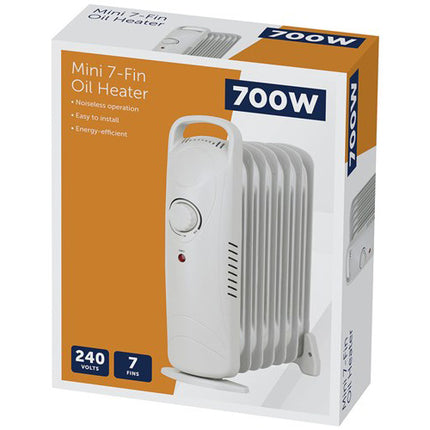 700W Mini 7-Fin Oil Heater 240V GH1582