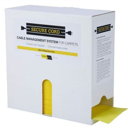 Secure Cord Cable Cover Yellow, 25m HP2002