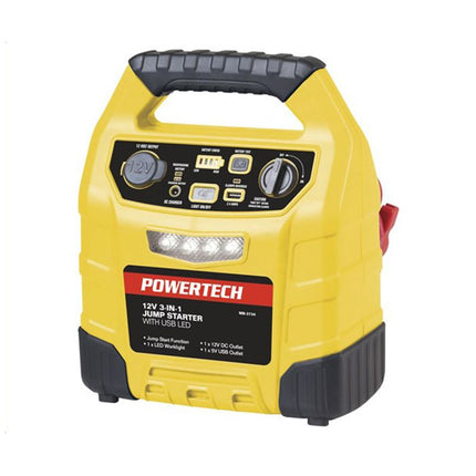 Digitech 12V 12Ah Jump Starter, 2.4A USB and LED light MB3734