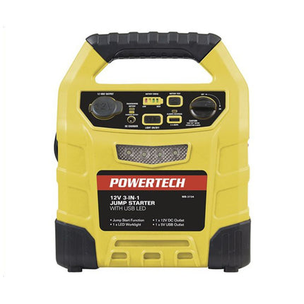 Digitech 12V 12Ah Jump Starter, 2.4A USB and LED light MB3734