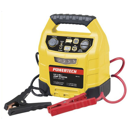 Digitech 12V 12Ah Jump Starter, 2.4A USB and LED light MB3734