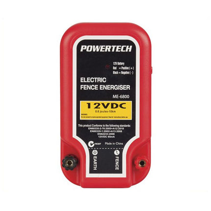 Powertech Electric Fence 10km 12VDC 85mA Animal ME6800
