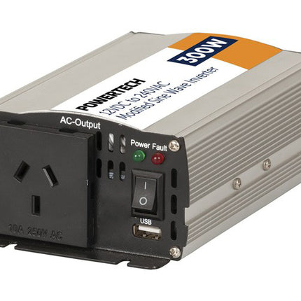 Powertech 300W (1000W) 12VDC to 240VAC Modified Sinewave Inverter MI5302