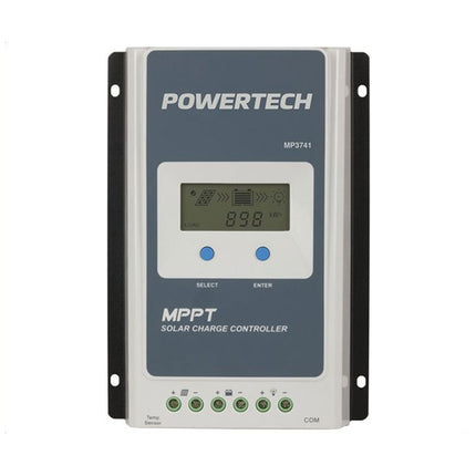 Powertech 20A MPPT Solar Charge Controller, Lithium/SLA Batteries MP3741