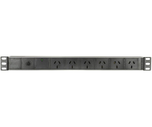 Power Board, Rack Mount, 6-way, Surge & Overload Protection MS4094