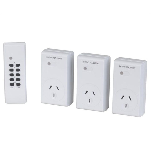 Digitech Remote Controlled 3 Outlet Mains Controller MS6147