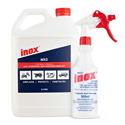 Inox MX3 Lubricant - 5 Litre Bottle with Spray Applicator NA1039 MX3-5