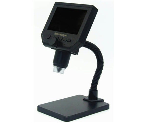 1080P Digital Microscope, 600X Zoom, 11cm HD Screen and 3.6MP CCD Sensor QC3193