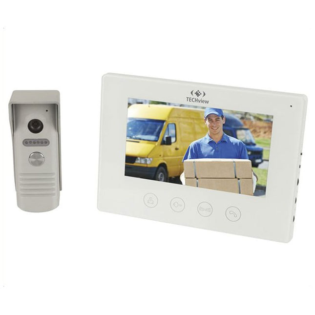 Techview LCD Wired Video Doorphone QC3880