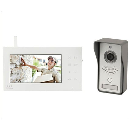 Techview 2.4GHz Digital Wireless 18cm LCD Video Doorphone QC3884