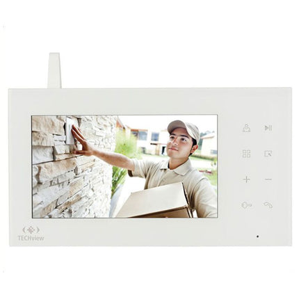 Techview 2.4GHz Digital Wireless 18cm LCD Video Doorphone QC3884