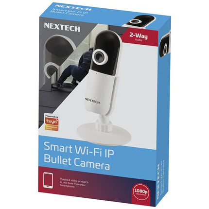 Nextech 1080P Smart Wi-Fi IP Bullet Camera, Infrared LEDs,suit Smart Life QC3906
