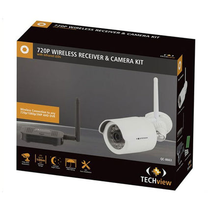 Techview 720p AHD Wireless Receiver & Camera Kit QC8663