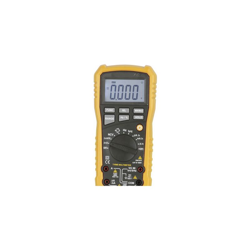 Digitech Digital Multimeter Data Hold Backlit,True Rms Auto Off Freq ...