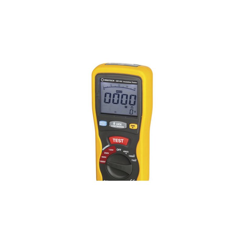 Multimeter Digtech Digitech Digital Multimeter+Analog, High Volt Insulation Test QM1493 ...