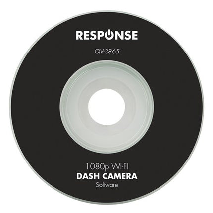 Response 1080p Wi-Fi Dash Camera with GPS QV3865
