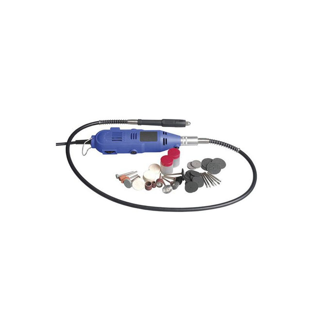 Digitech Rotary Tool Set,Flexible Shaft,210 Pieces, Mains Power TD2459