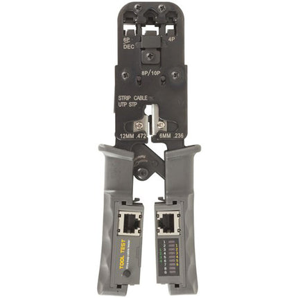 4P/6P/8P Modular Crimp Tool with Network/POE Tester TH1939