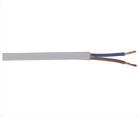 Figure 8 White AC Mains Cable, 100m Roll WB1560
