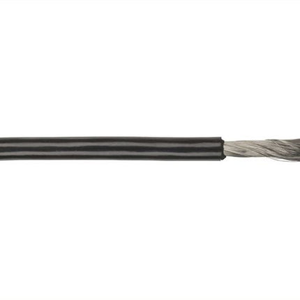 Black 8GA OFC High Current Power Cable, 100m Roll WH3062