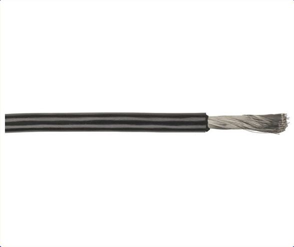 Black 8GA OFC High Current Power Cable, 100m Roll WH3062