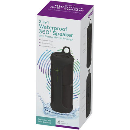 Digitech 2-In-1 Waterproof 360 Degree Speaker with Bluetooth XC5242