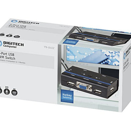 Digitech 2-Port USB KVM Switch YN8402