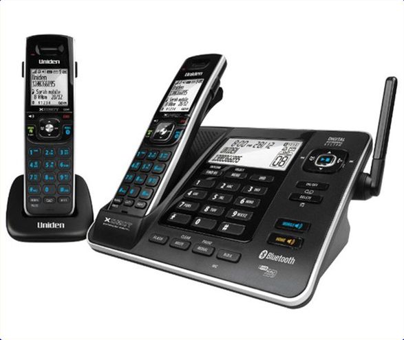 Uniden Two Handset Cordless Phone, Bluetooth YT9050 XDECT8355+1