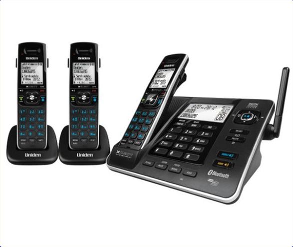 Uniden Three Handset Cordless Phone,Bluetooth YT9052 XDECT8355+2