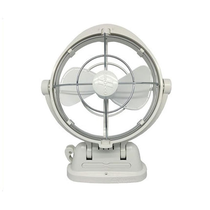 Sirocco 12-24VDC Gimbal Fan 178mm Three Speed White 7010CAWBX Made in Canada