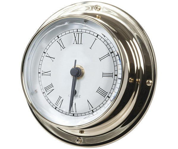 Brass Clock 120 x 37mm MCA010