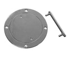 Metal Deck Plate with Key - 140mm Outer Diameter / 100mm Opening MHG250