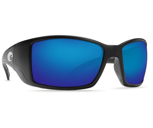 Costa Blackfin Sunglasses, Matte Black Frame, Blue Mirror Lens BL 11 OBMGLP