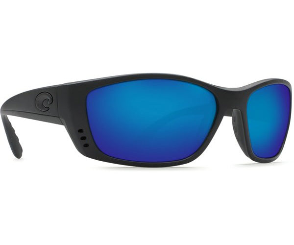 Costa Fisch Sunglasses, Black Frame, 580G Blue Mirror Lens MKC416 FS 11 OBMGLP